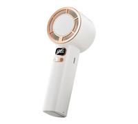 Générique Ventilateur Personnel | Ventilateur de Poche Rechargeable USB avec Écran LED,Batterie 3000mAh, Rafraîchisseur, Réglage Vitesse 1-120 pour Maison, Bureau, École, Intérieur, Extérieur