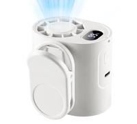 Générique Ventilateur portable à pince - Appareil de refroidissement USB portable 5 vitesses | Ventilateurs Personnels Rechargeables,pour Camping Randonnée Pêche Plein Air Sport Voyage Vacances