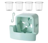Générique Ventilateur Portable avec Accessoire | Système De Rafraîchissement Glacé,Glacière Amovible Accrochable pour Balcon Terrasse Jardin Festivals et Événements