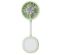 Générique Ventilateur Portable Magnétique - 3 Vitesses, Refroidissement par Brumisation, Col de Cygne Flexible, Clip 360°, Rechargeable, pour Table, Bateau, Voyage, Gym