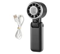 Générique Ventilateur Portable Main, Ultra Silencieux Turbo 3600mAh Pour