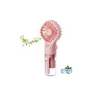 Générique Ventilateur Portable Mini Ventilateur Brumisateur Silencieux Usage Main Ventilateurs de Poche Petit Ventilateurs USB Ventilo À Main Portatif et Brume D'eau pour Maison Bureau Voyage Externe