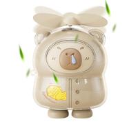 Générique Ventilateur Portable Ventilateur Personnel Mignon | Silencieux USB Rechargeable pour Camping Bureau Tente
