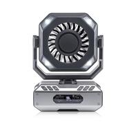 Générique Ventilateur Rechargeable avec 5 Vitesses, Ventilateur de Bureau | Puissance 8 000 mAh avec sélection de 5 vitesses, d ' huile essentielle, alimentation rapide, éclairage LED