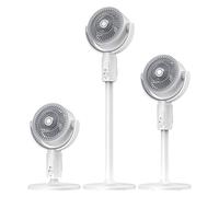 Générique Ventilateur sur Pied Silencieux avec Télécommande, Refroidisseur d'air Portable Oscillant, Ventilateur Brumisateur Colonne D'Intérieur Réglable en 3 Hauteur pour Chambre, Bureau, Salon