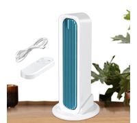 Générique Ventilateur Tour Sans Pales De 31,5cm Avec Télécommande | Petit Ventilateur De Bureau Silencieux Et Portable,3 Vitesses,oscillation Automatique,pour Chambre À Coucher,bureau À Domicile