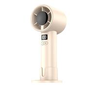 Générique Ventilateur Turbo Portatif - 100 Vitesses Réglables USB Rechargeable | Ventilateur Léger Rafraîchissant - pour Femmes Hommes Maison Bureau Voyage Camping Extérieur