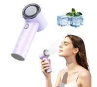 Générique Ventilateur Turbo Puissant Personnel à Main, Brumisateur Portable Rechargeable USB Silencieux, Petit Ventilo de Poche Longue Autonomie pour Maison, Bureau, Voyage et Extérieur