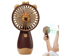 Générique Ventilateur USB portatif mignon appareil de maquillage rechargeable - Mini refroidisseur d'air électrique, souffleur personnel compact | Temps chaud pour la plage, le festival, les