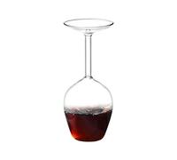 Générique Verre à vin haut inversé, verre à vin inversé, tasses de verrerie de 400 ml, pour boissons chaudes et froides femme anniversaire de la Saint-Valentin Noël