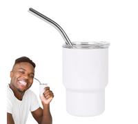 Générique Verres À Shots Mignons 90ml Tasses Mignonnes Avec Paille | Bouteilles Isothermes pour Boissons Chaudes et Froides - Idées Cadeaux pour Événements et Fêtes