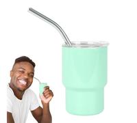 Générique Verres À Shots Mignons Gobelet Avec Paille 90 ml | Bouteilles En Acier Inoxydable Pour Café, Spiritueux, Whisky Et Cocktails, Cadeaux De Fête Pour Mariage
