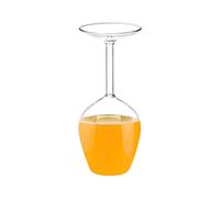 Générique Verres à Vin Inversés - Verre Grand Format Inversé 400ml - 40cl Idée Cadeau Anniversaire Noël Saint-Valentin Occasions Spéciales