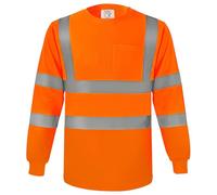 Générique Vetement de Travail Homme Imperméable avec Bande Réfléchissante Sweat de Sécurité Coupe-Vent Sweatshirts de Route en Service Loisirs Sweats de Avertissement de Trafic Confortable