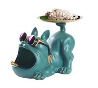 Générique Vide-Poche Clés Statuette Bulldog Boîte De Rangement Bureau