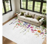 Générique Vigne Floral Tapis Salon 200x300cm Aquarelle