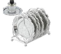Générique Vintage Serving Trays For Party Homeowners Home | Stainless Steel Drink Dish | Metal Decorative Tray | Dining Table Bar Office Buffet Entertainers Dinner Party Wedding Afternoon Tea Home