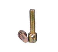 Générique Vis De Plombage en Acier Au Carbone Et Zinc Plaqué Fer for Compteur Électrique, avec Trou, Boulon Transversal M3M4M5M6(Full Teeth,20PCS M6X35)