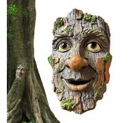 Générique Visage d'arbre | Résine fantaisiste pour Le Jardin - Déco Arbre Extérieur pour Art Jardin - pour Cour, Patio, pelouse, entrée Maison, Parterre