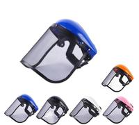 Générique Visiere debroussailleuse, Casque debroussailleuse, Casque de sécurité avec visière intégrale en Maille pour débroussaillage et abattage - Protection forestière et agricole