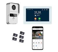 Générique Visiophone connecté 2 Fils avec Lecteur RFID et enregistreur de visiteurs