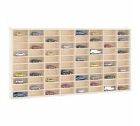 Générique Vitrine de Collection en Bois avec 80 Compartiments 80 x 4,5 x 40,5 cm Meubles Étagères Étagères murales & corniches (Poids 2.9KG)