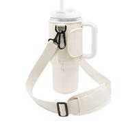 Générique Water Bottle Carrier - Soft Elastic Sling Bag with Hook Design | Bottle Holder for Stainless Steel Insulated 40oz Coffee Mug Set - Style Strap for Car Use, Sports Hydration
