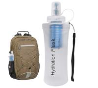 Générique Water Bottle, Reusable Drinking Flask, Filtered Hiking Bottle | Sports Water Bottle, Outdoor Hydration Gear, Travel Drinking Accessories For Hiking Running Camping Backpacking Beach Cycling