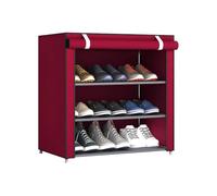 Générique Wide Shoe Storage Rack 4 Tier Entryway Closet Organizer