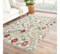 Générique William Morris Tapis Chambre Cuisine Bureau 80x120cm, Antidérapant Tapis Floral Vintage Poil Ras Doux Lavable en Machine pour Decoration Maison X-N10
