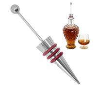 Générique Wine Stopper - Alloy Beverage Bottle Plug, Reusable Silicone Air