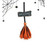 Générique Witch Broom Animated Floating Moving Light Up Dancing Prop Spooky