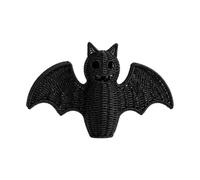 Generisch 2026 Décoration de table d'Halloween effrayante Figurine de fête d'Halloween fantôme, pièce de collection gothique (noir, 15 cm)