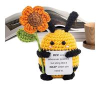 Generisch Abeille au crochet - Adorables animaux au crochet faits à la main pour femme - Pour encourager et apprécier les femmes, les enseignants et les mamans