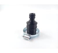 Generisch Adaptateur de tuyau 1/2" vers 32 mm - Compatible avec Gardena et de nombreux autres systèmes de tuyaux - Avec joint torique et collier de serrage - PETG