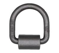 Generisch Anneau en D - Attachez | Anneaux en D Heavy Duty | 1,27 cm - soudé forgé - Anneaux de travail parfaits avec remorque lourde basique - Liens de camion pour