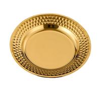 Generisch Assiettes en acier inoxydable - Plateaux et vaisselle avec polissage miroir - Assiettes pour - Pour amis, étudiants, adultes, maison, intérieur, cuisine, événement
