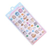 Generisch Autocollants 3D décoratifs en relief pour scrapbooking, journaux, travaux manuels, motifs en relief colorés pour projets faits à la main, cartes, planificateurs et décorations en relief 20 x