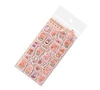 Generisch Autocollants en mousse 3D - Décoration amusante en forme d'animal de dessin animé - Autocollants amusants pour scrapbooking - Pour la maison, l'école, le journal, le planificateur, le