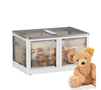 Generisch Bac de rangement avec roulettes, grand organiseur de rangement pliable robuste avec roulettes - Pour la maison, la cuisine, la chambre, le bureau, le garage, les outils, les , les