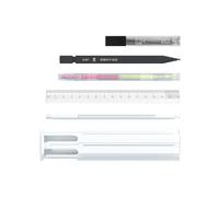 Generisch Boîte de rangement pour crayons - Organiseur de crayon multifonction hexagonal | Boîte à crayons robuste et confortable pour bureau, étudiant, 18 x 5 x 4 cm, Blanc, Voir description