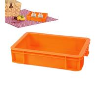 Generisch Boîtes de rangement robustes et empilables pour économiser de | Boîte de rangement pour outils de camping pour extérieur, maison, bureau, outils, vêtements, jouets, garage, placard