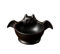 Generisch Bol à bonbons décoratif pour Halloween, chauve-souris | Bol à bijoux pour fête, bureau, maison, salon, couloir, garde-robe, bijoux, clés