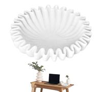 Generisch Bol décoratif à volants - Bol rustique en céramique avec finition antique | Décoration de table parfaite, décoration de maison, pour servir des aliments, décoration de cuisine ou simplement