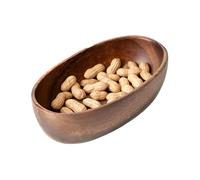 Generisch Bols en bois - Plateau de service décoratif en forme de bateau, bol de service pour collations aux noix, pour cerises, noix, collations, bonbons, desserts, apéritifs, sandwichs, sauces