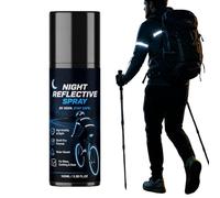 Generisch Bombe de peinture réfléchissante pour extérieur | 100 ml de peinture lumineuse de sécurité - Spray réfléchissant longue durée pour extérieur, cyclisme, camping, randonnée, , circulation