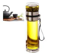 Generisch Bouteille isotherme à double paroi - 20 cm - 350 ml - Matériau robuste résistant à la chaleur avec ouverture en spirale pour un plaisir sûr - Gobelet isotherme pratique pour le bureau et
