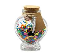 Generisch Bouteille souvenir pour cheveux - Décoration en verre - Bouteille de collecte de cendres et cheveux - Pour bureau, appartement, école, trajets en déplacement, petit ami, petite amie, amis