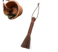 Generisch Brosse à thé, balai de nettoyage de jardin pour le jardinage, brosse en fibre de palmier pour table à thé, pour le nettoyage des plantes d'intérieur, des fleurs en pot, du jardin et de la