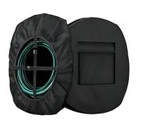 Generisch Cache-tuyau pour l'extérieur - Protection étanche pour | Enrouleur de tuyau d'arrosage Oxford 420D - Housse résistante pour pluie, soleil, neige, pour rallonge, garage